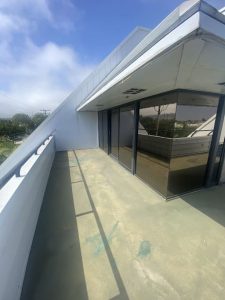 wrap around balcony with view of PV