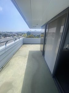wrap around balcony with view of PV